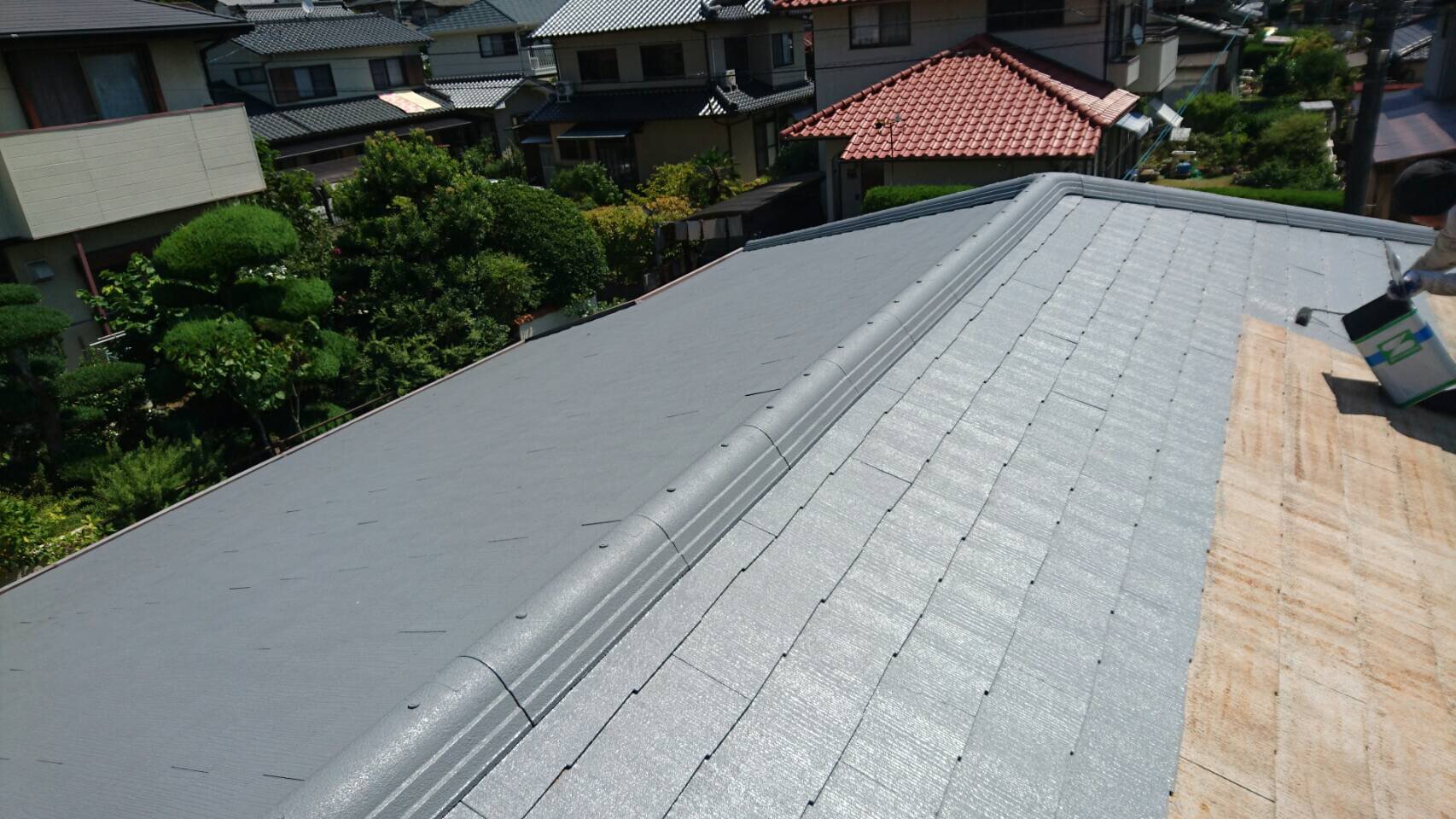 屋根塗り替え2